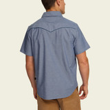 Howler Brothers Broncbuster Snapshirt Indigo front view