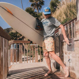 The Howler Brothers Men's Howler Electric Tee in Grey Heather