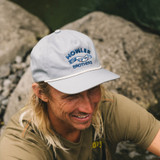 The Howler Brothers Lone Gull Snapback Hat in Stone Blue