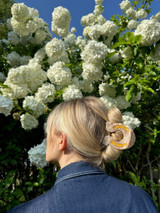 Solar Eclipse Lucky Horseshoe Hair Claw Clip