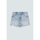 Pistola Women's Gigi Vintage Distressed Jean Shorts detail view