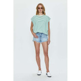 Pistola Women's Gigi Vintage Distressed Jean Shorts back view