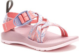 Chaco Kids' ZX/1 EcoTread Sandals Flare Lilac detail view