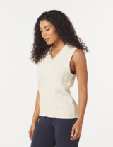 Glyder Women's Hanalei Vest in Oatmilk
