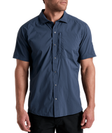 KUHL Men's Driftr Short Sleeve Shirt Pirate Blue detail