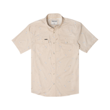Poncho Outdoors Men's Short Sleeve Western Snapshirt in The Siesta Key, front view