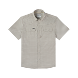 Poncho Outdoors Men's Short Sleeve Western Snapshirt in The Childress, front view