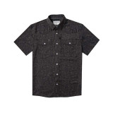 The Poncho Outdoors Men's Short Sleeve Western Snapshirt in Black