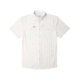 Poncho Outdoors Men's Short Sleeve Western Snapshirt in the 1836 colorway, front view