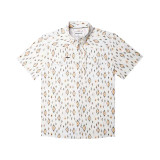 Poncho Outdoors Men's Short Sleeve Western Snapshirt in Diamond Back pattern, front view