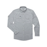 Poncho Outdoors Original Long Sleeve Shirt in Grey front view