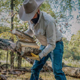 Poncho Outdoors Original Long Sleeve Shirt in Grey