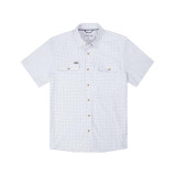 Poncho Outdoors Men's Original Short Sleeve Cattleman Shirt in tan front view
