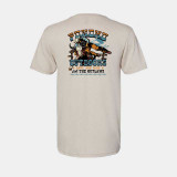 The Poncho Outdoors Men's Rope and Ride Tee in Bone