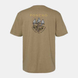 Poncho Outdoors Men's Dove Tee Dune Tan back