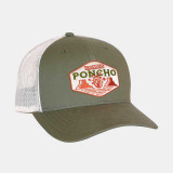 Poncho Outdoors Ocotillo Trucker Hat in Green back view