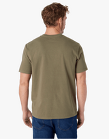 Fair Harbor Saltaire Tee Olive detail
