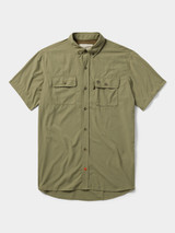 Duck Camp Men's Lightweight Hunting Shirt Sagebrush Green front view