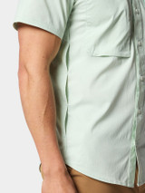 Duck Camp Men's Lightweight Fishing Shirt Sea Foam back view