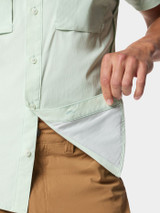 Duck Camp Men's Lightweight Fishing Shirt Sea Foam detail view