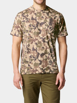 Duck Camp Men's Essential Drirelease Tee Wetland Camo full view