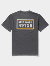 The Duck Camp Men's Skip Work Tee in Pepper Black