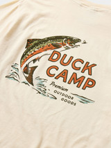Duck Camp Men's Trout Camp Tee in Ivory