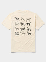 The Duck Camp Men's Bird Dogs Tee in Ivory White