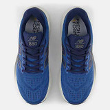 New Balance Fresh Foam X 880v15 Sea Stone/NB Navy/Marmalade quarter view