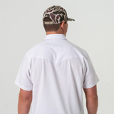 The Burlebo Men's Performance Western Snapshirt in White