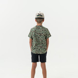 The Burlebo Boys' Retro Duck Camo Pocket Tee