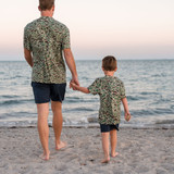The Burlebo Boys' Retro Duck Camo Pocket Tee
