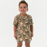 Burlebo Boys' Pintail Camo Tee detail view