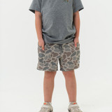 The Burlebo Toddlers' Athletic Shorts in Deer Camo