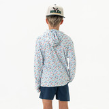 The Burlebo Toddlers' Performance Hoodie in the Great Outdoors Pattern