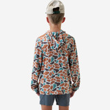 Burlebo Toddlers' Performance Hoodie in Bayside Camo front view