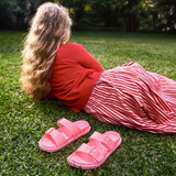 The Lemon Jelly Women's Elise Sandals in Flamingo Pink