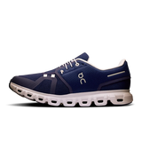 On Running Men's Cloud 6 Running Shoes Midnight Navy and White side view