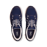 On Running Men's Cloud 6 Running Shoes Midnight Navy and White top view