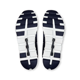On Running Men's Cloud 6 Running Shoes Midnight Navy and White heel view