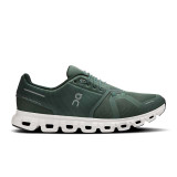 On Running Men's Cloud 6 Running Shoes Olive and Evergreen top view