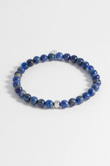 Bartlett London Men's Gemstone Beaded Bracelet in Lapis Lazuli