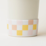 The Darling Effect Tumbler Silicone Boot in Peach Check