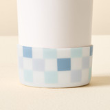 The Darling Effect Tumbler Silicone Boot in Check Blue