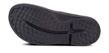 Oofos Men's OOahh Recovery Slides Black bottom view