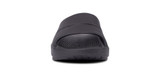 Oofos Men's OOahh Recovery Slides Black front view