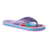 The Reef Kids' Ahi Flip Flops in the Candyland colorway