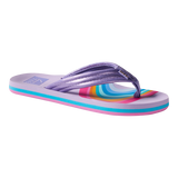 Reef Kids' Ahi Flip Flops in Candyland, side view