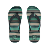 The Reef Kids' Ahi Flip Flops in the Blanket/Stripe colorway
