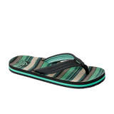 The Reef Kids' Ahi Flip Flops in the Blanket/Stripe colorway